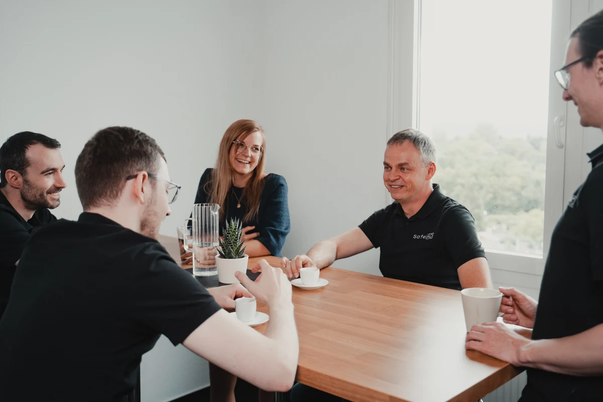 SafeAD team during a working session in Karlsruhe.